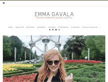 Tablet Screenshot of emmagavala.com